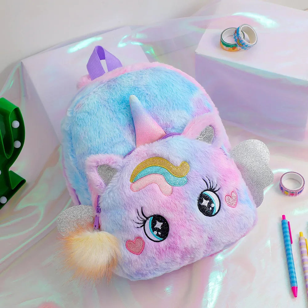 Mochila Escolar Infantil Unicornio – Estilo Princesa para Niñas (3–5 años, Espalda Acolchada) accesorios NovaVitalShop