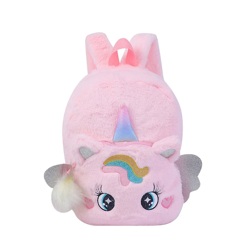 Mochila Escolar Infantil Unicornio – Estilo Princesa para Niñas (3–5 años, Espalda Acolchada) accesorios NovaVitalShop