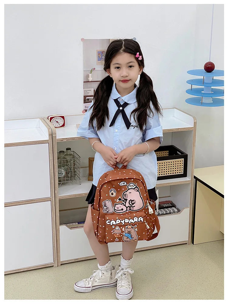 Mochila Escolar 2025 – Diseño Cartoon Elegante, Gran Capacidad y Estilo Juvenil (20–35 L) accesorios NovaVitalShop