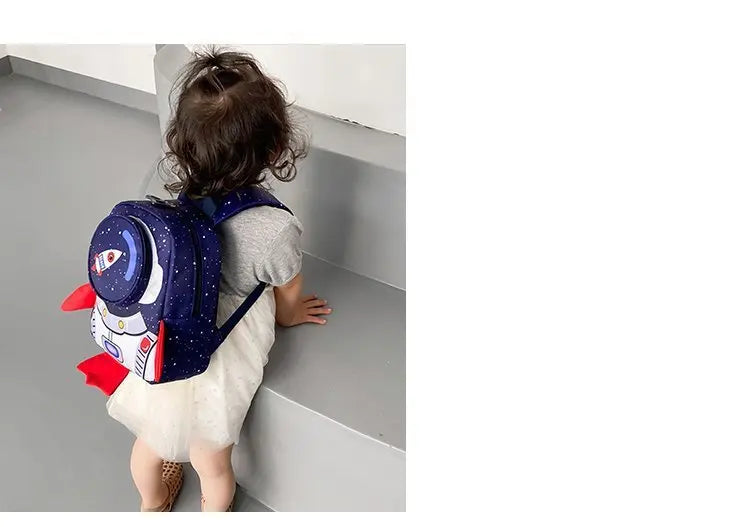Mochila Infantil Cartoon – Mini Backpack con Correa de Seguridad para Niños y Niñas (2–6 años) accesorios NovaVitalShop