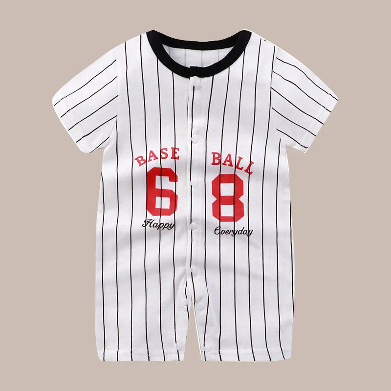 👶 Enterito de Verano para Bebé – Estampado Animal, Sin Mangas, Unisex bebe NovaVitalShop Style6 80CM
