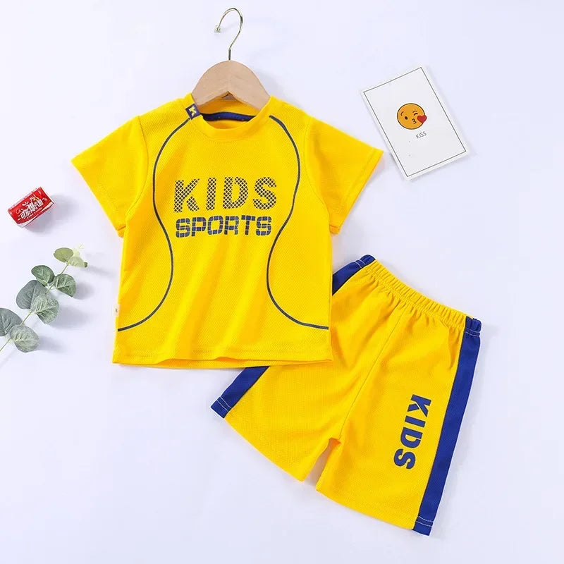 🧒 ActivePlay Sports Set – Conjunto Deportivo Infantil 2 Piezas Conjuntos Infantiles / Ropa Deportiva Infantil / Sets 2 Piezas NovaVitalShop Yellow KIDS 9-10Y 140cm