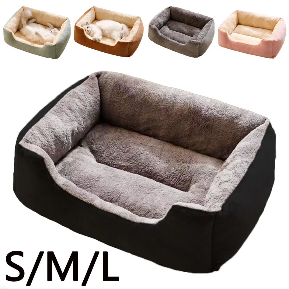 🐱 SnuggleNest – Cama Acolchada para Mascotas : Camas para mascotas / Pet Beds / Accesorios para descanso animal NovaVitalShop