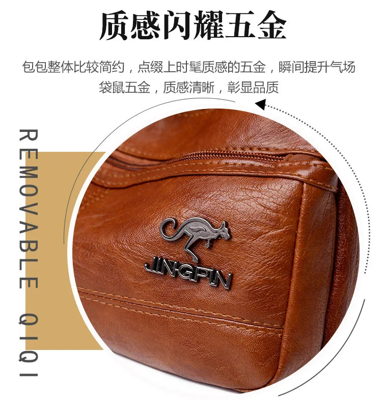 Bolso Cruzado Mujer – Estilo Retro con Cuero Suave PU y Gran Capacidad (Correa Ajustable) accesorios NovaVitalShop