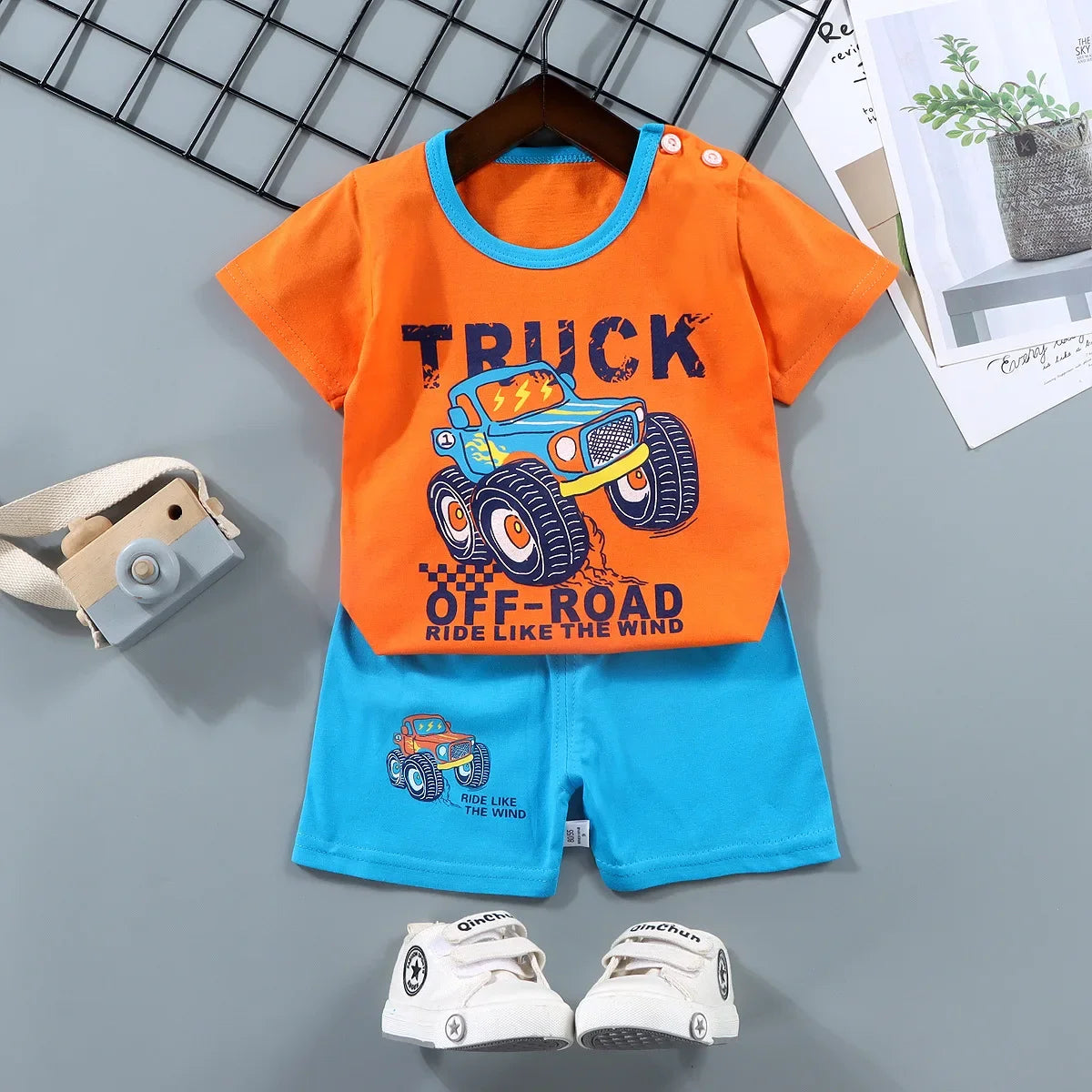 🧒 SunnyTwins Cotton Set – Ropa Infantil de Verano 2 Piezas Conjunto 2 Piezas Niños NovaVitalShop style 1 6T-7T