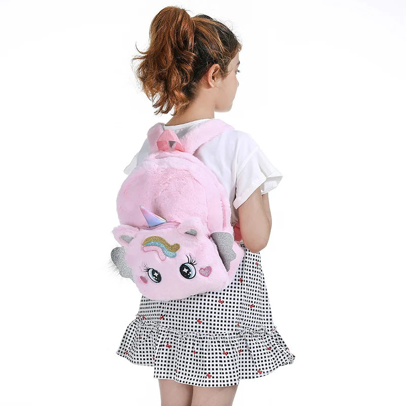 Mochila Escolar Infantil Unicornio – Estilo Princesa para Niñas (3–5 años, Espalda Acolchada) accesorios NovaVitalShop