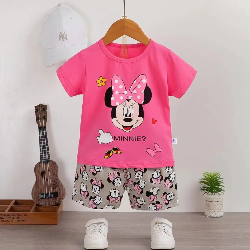 Conjunto Infantil de Verano 2 Piezas Pato Donald – Camiseta + Shorts Casual para Niño Conjunto 2 Piezas Niños NovaVitalShop 3 12M