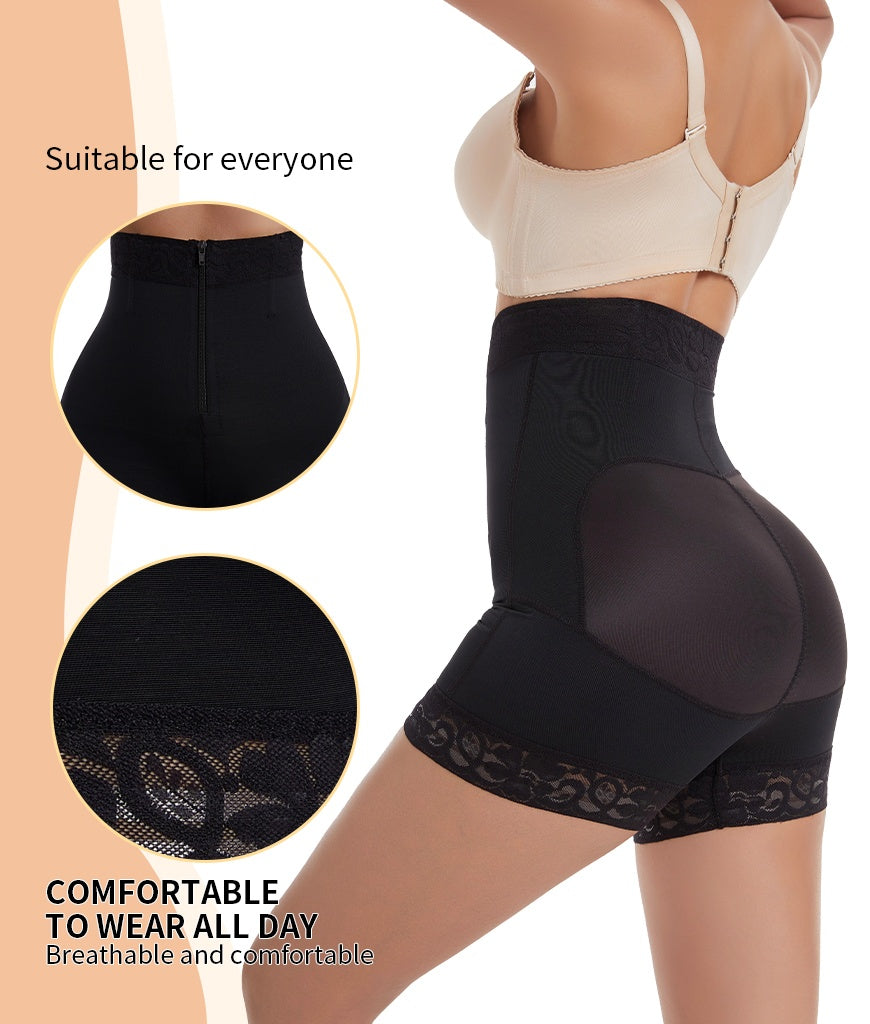 Faja Colombiana Mujer – Levanta Glúteos, Control Abdomen, Cinturilla con Varillas de Acero, Cierre Gancho + Cremallera (S–XL) Fajas / Shorts Moldeadores Mujer Mi tienda