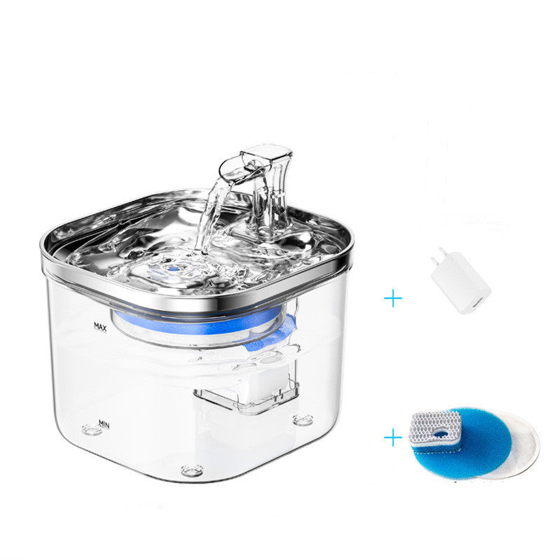 Fuente Inteligente de Acero Inoxidable para Mascotas – Circulación Automática para Gatos y Perros 0 Mi tienda Basic payment 220V US