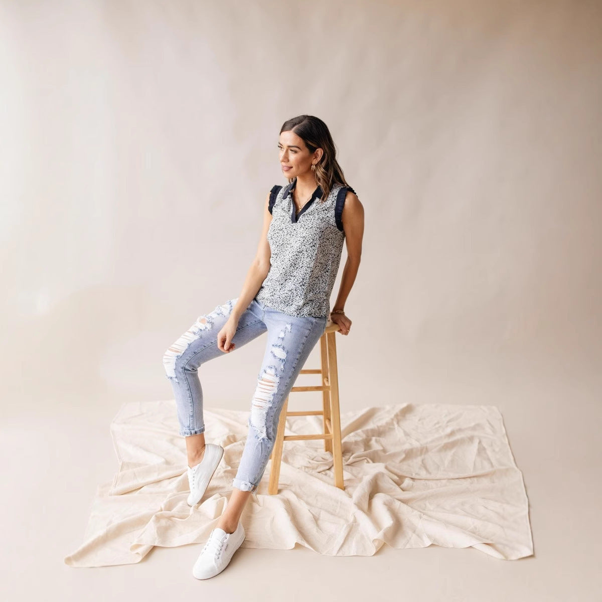 Jeans VitalBold Mujer – Rasgados, Cintura Alta, Corte Skinny Casual Europeo (S–XL) Jeans / Pantalones Mujer Mi tienda