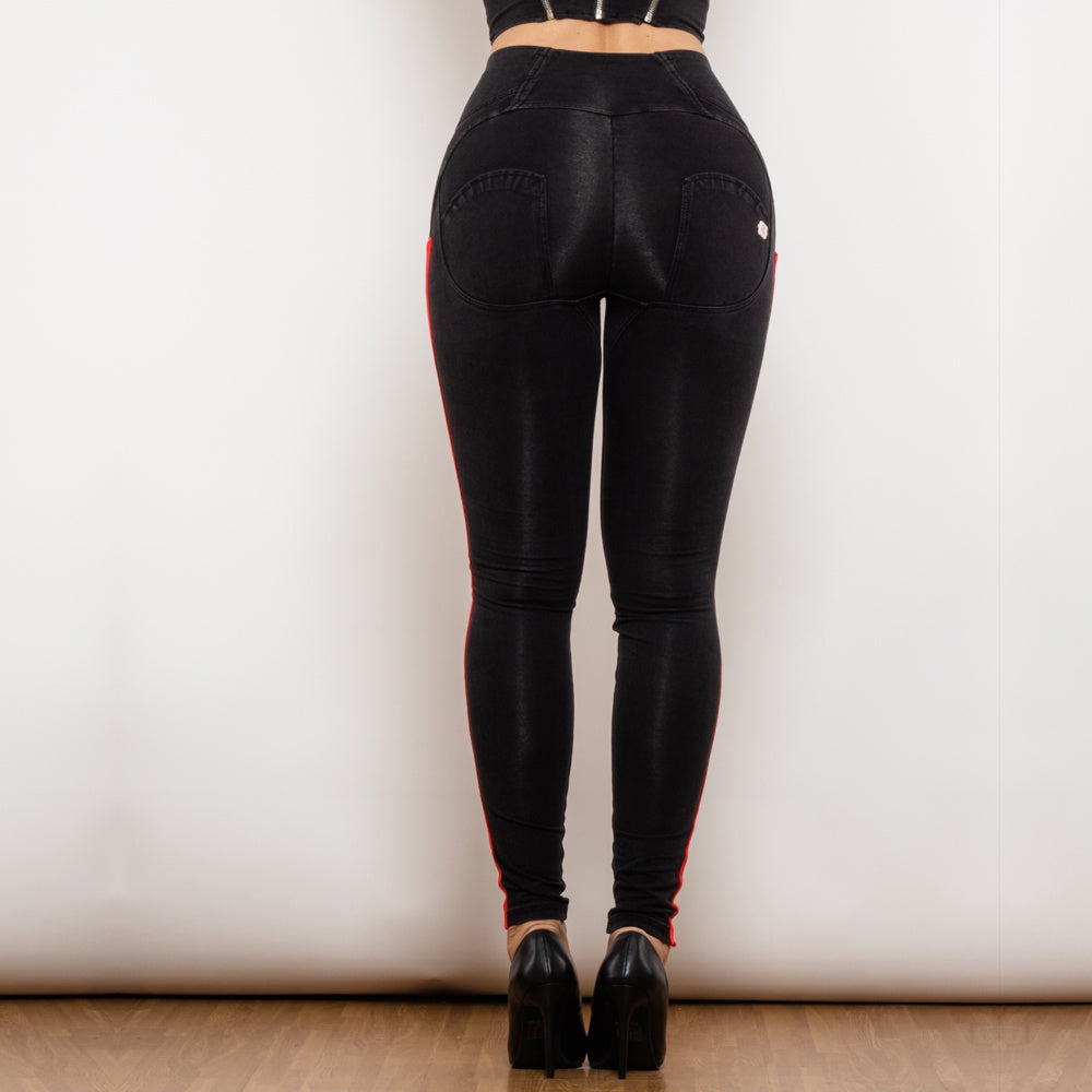 Jeans VitalFit Melody – Push-Up · Rayado · Slim Fit · Tiro Alto Jeans / Pantalones Mujer Mi tienda