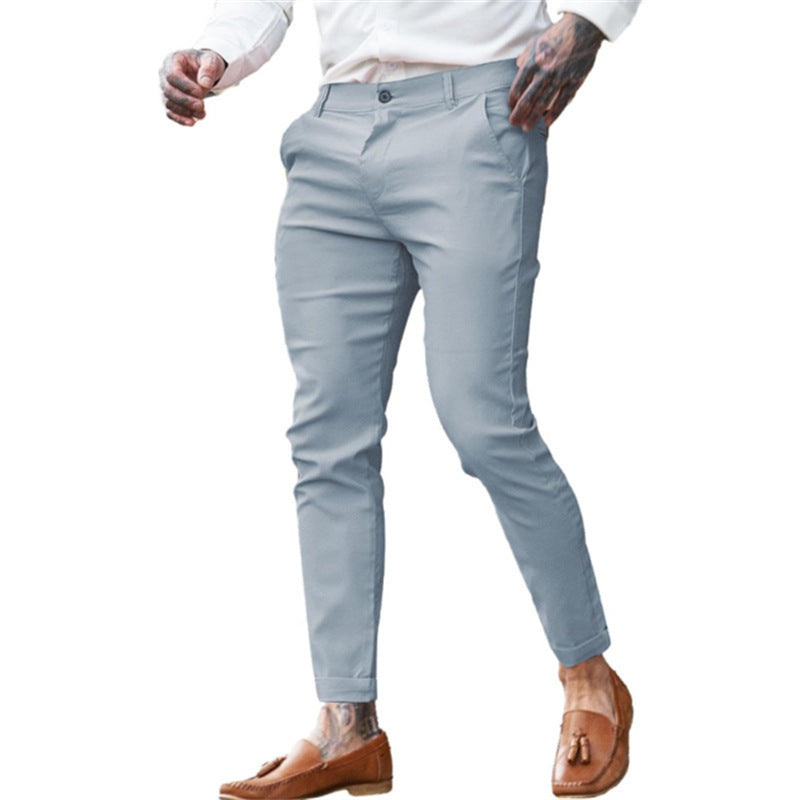 VitalTwill™ Pantalones Hombre – Stretch Slim Multicolor | Estilo Versátil y Cómodo Pantalones Casuales NovaVitalShop