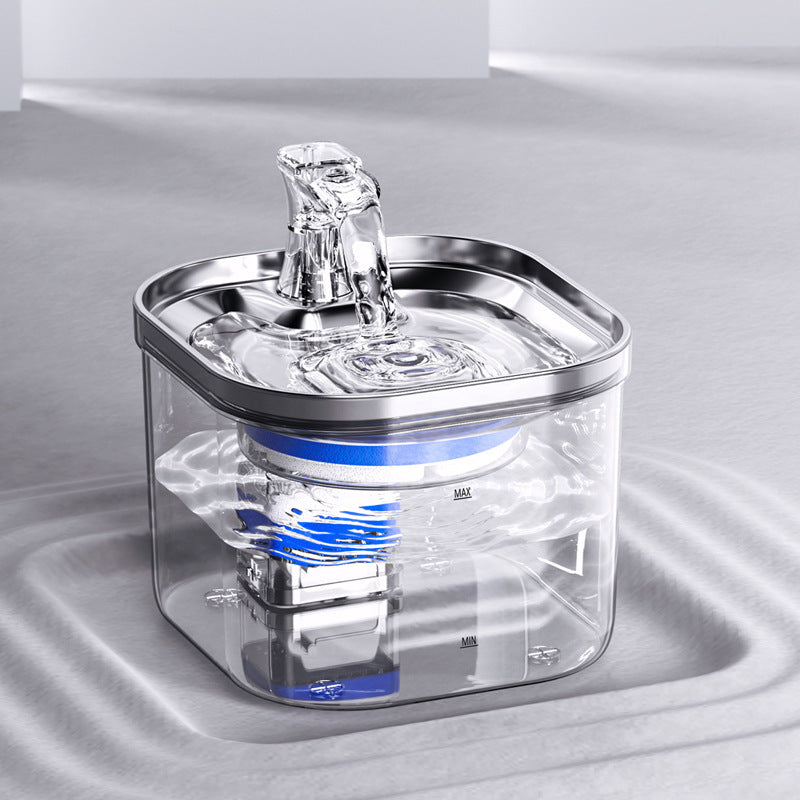 Fuente Inteligente de Acero Inoxidable para Mascotas – Circulación Automática para Gatos y Perros 0 Mi tienda