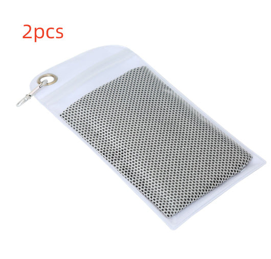 Ice Cooling Towel NovaVital – Toalla Refrescante para Deporte y Aventura (2 piezas · 30×90 cm · gris claro) Toalla deportiva · Outdoor & Fitness CJdropshipping Light Gray 2pcs Rounded corners 30x90cm