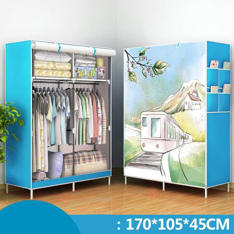 Armario Individual VitalSpace - Cerrado DIY 70x45x150cm Muebles y Organización NovaVital Happy Train