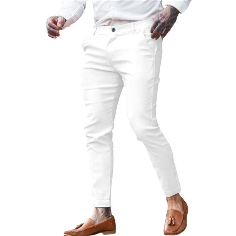 VitalTwill™ Pantalones Hombre – Stretch Slim Multicolor | Estilo Versátil y Cómodo Pantalones Casuales NovaVitalShop