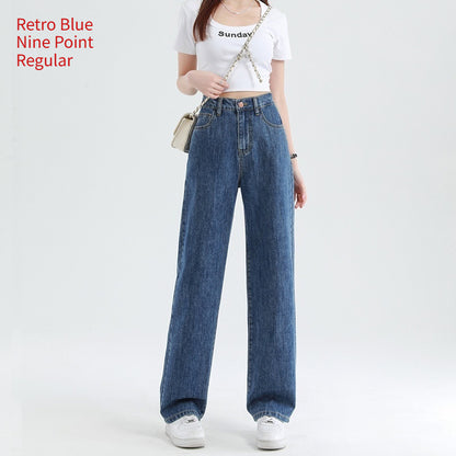 Jeans VitalArt – Rectos · Pintados · Cintura Media · Estilo Bohemio Jeans / Pantalones Mujer Mi tienda Retro Blue Nine Point Regular 2XL