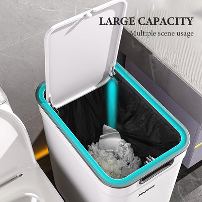 Set de 2 Botes de Basura Blancos con Tapa Antiodor – Diseño Moderno y Compacto Bins > Bins TM