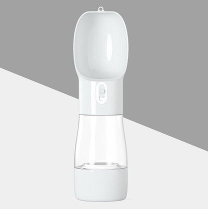 Dispensador de Agua Portátil para Perros | Botella Plegable 2 en 1 | Ideal para Viajes y Paseos Accesorios para mascotas / Bebedero port Mi tienda Grey