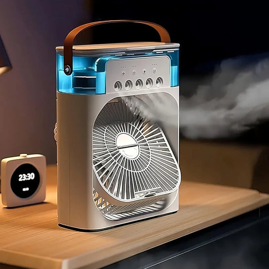 Mini Aire Acondicionado VitalCool - Portátil USB con LEDs Climatización y Hogar NovaVitalShop