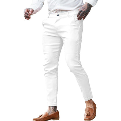 VitalTwill™ Pantalones Hombre – Stretch Slim Multicolor | Estilo Versátil y Cómodo Pantalones Casuales NovaVitalShop