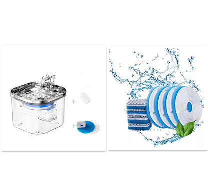 Fuente Inteligente de Acero Inoxidable para Mascotas – Circulación Automática para Gatos y Perros 0 Mi tienda Basic payment set 220V US