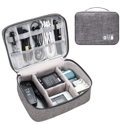 Organizador Digital Portátil Impermeable – Cables y Accesorios Electrónicos | Viajes, Oficina y Hogar Organización y Hogar NovaVitalShop Gray