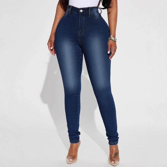 Jeans VitalShape Mujer – Slim Fit, Cintura Alta, Denim Elástico Moldeador (S–XL) Jeans / Pantalones Mujer Mi tienda