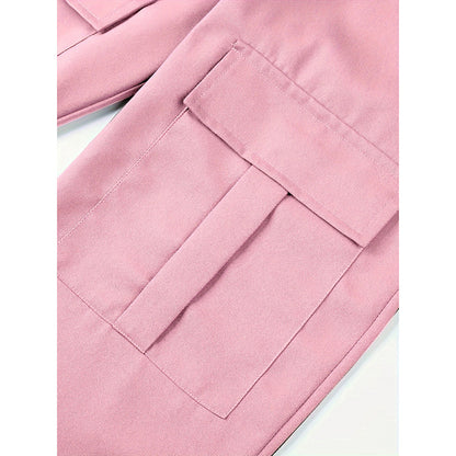 Joggers VitalMove – Cargo Rosa · Cintura Elástica · Estilo Relajado Jeans / Pantalones Mujer Mi tienda