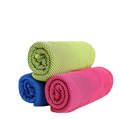 Ice Cooling Towel NovaVital – Toalla Refrescante para Deporte y Aventura (2 piezas · 30×90 cm · gris claro) Toalla deportiva · Outdoor & Fitness CJdropshipping