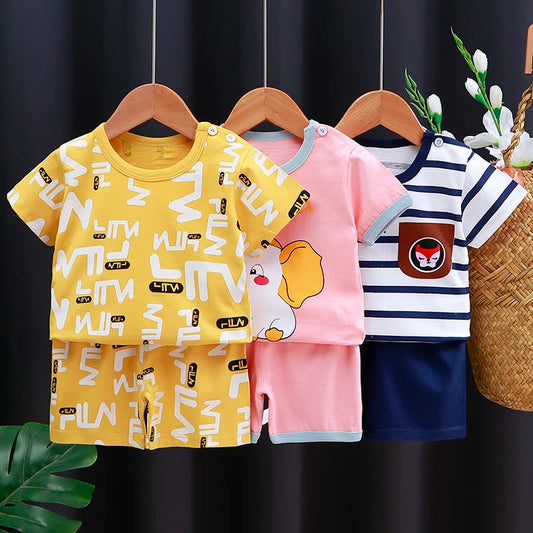 👕 Conjuntos Infantiles de Verano – Niña y Niño, Estilo Casual y Cómodo bebe NovaVitalShop