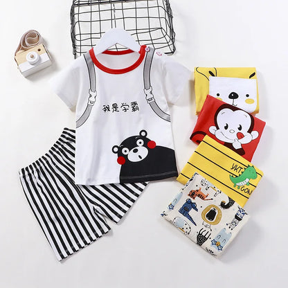 👕 Conjuntos Infantiles de Verano – Niña y Niño, Estilo Casual y Cómodo bebe NovaVitalShop