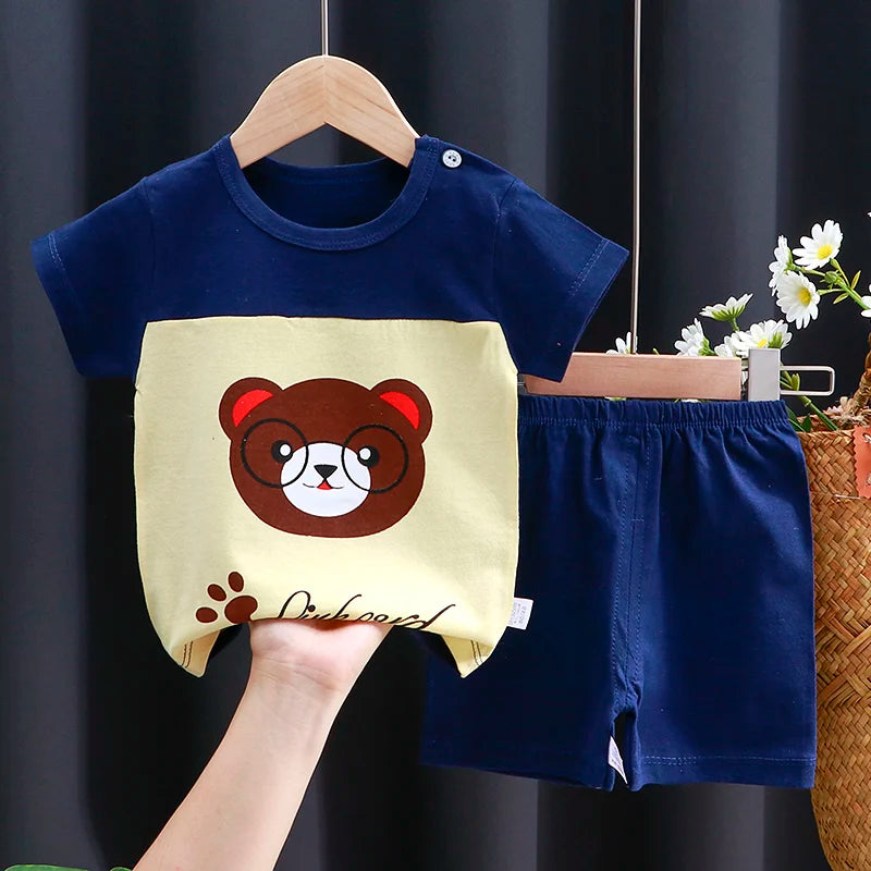 👕 Conjuntos Infantiles de Verano – Niña y Niño, Estilo Casual y Cómodo
