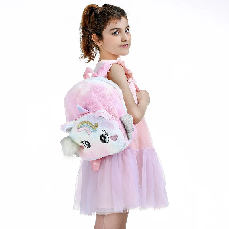Mochila Escolar Infantil Unicornio – Estilo Princesa para Niñas (3–5 años, Espalda Acolchada) accesorios NovaVitalShop