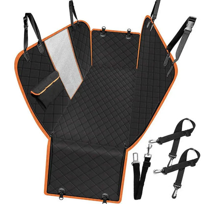 Organizador Extensor para Asiento Trasero – Cama de Auto Impermeable para Perros Accesorios para mascotas / Bebedero port NovaVitalShop B