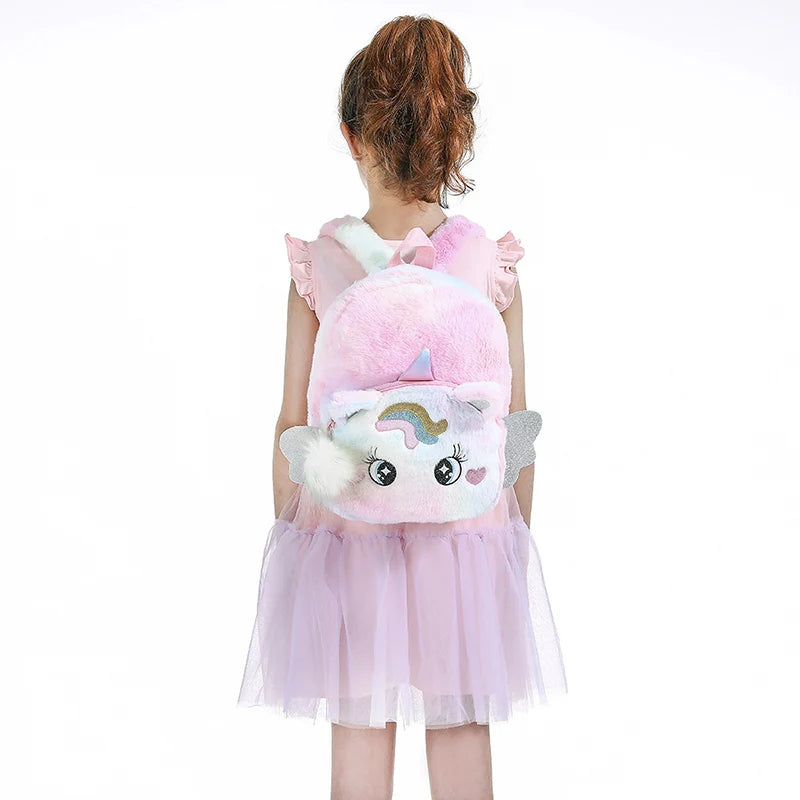 Mochila Escolar Infantil Unicornio – Estilo Princesa para Niñas (3–5 años, Espalda Acolchada) accesorios NovaVitalShop