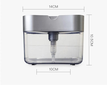 Dispensador Jabón VitalWash - 2 en 1 con Porta Esponja Cocina y Limpieza NovaVitalShop