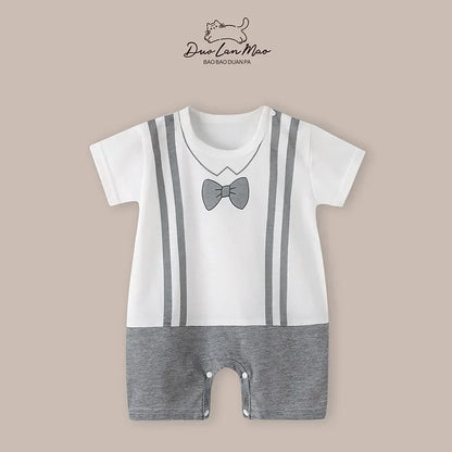 👶 Enteritos de Verano para Bebés – Diseño Cartoon, Manga Corta, 0–2 Años bebe NovaVitalShop