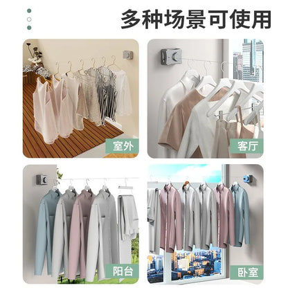 Tendedero Retráctil VitalDry - 5M Invisible Anti-Hundimiento Lavandería y Hogar NovaVitalShop