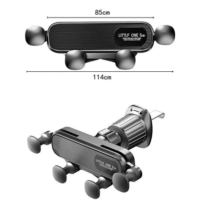 Soporte de Teléfono por Gravedad para Auto – Montaje en Ventilación, Compatible con Móviles de 4.7–7" (iPhone, Samsung, Xiaomi) auto NovaVitalShop