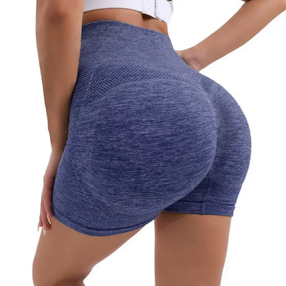Shorts Deportivos para Mujer – Cintura Alta, Diseño Sin Costuras y Soporte Anatómico Acesorios Fitnees NovaVitalShop