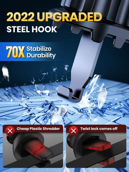 Soporte de Teléfono para Auto TOPK – Montaje por Gravedad en Ventilación de Aire (Compatible con iPhone y Android, 360°) auto NovaVitalShop