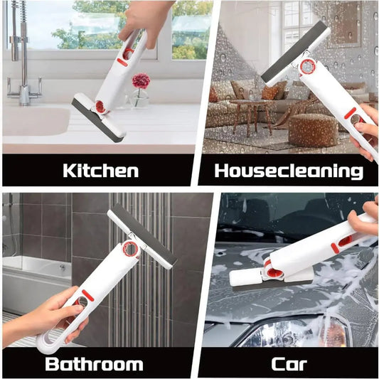 Mini Mop Plegable con Exprimido Automático – Compacto, Absorbente y Versátil para Hogar, Oficina y Auto accesorios NovaVitalShop