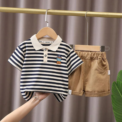 🧒 StyleTwins Cotton Set – Conjunto Infantil de Verano 2 Piezas Conjuntos Infantiles / Ropa Deportiva Infantil / Sets 2 Piezas NovaVitalShop Type 10 12M