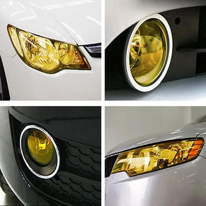 Film Vinílico Ahumado Transparente – 30 × 60 cm para Faros, Luces Traseras y Antiniebla (Autoadhesivo, Removible) auto NovaVitalShop