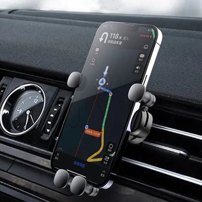 Soporte de Teléfono por Gravedad para Auto – Montaje en Ventilación, Compatible con Móviles de 4.7–7" (iPhone, Samsung, Xiaomi) auto NovaVitalShop