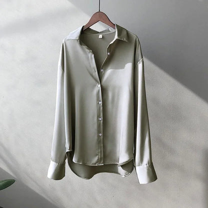Elegancia Coreana – Cárdigan de Primavera con Cuello Solapa y Botones para Mujer (Estilo Minimalista Chic, Talla S–XXL)