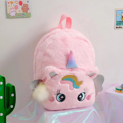 Mochila Escolar Infantil Unicornio – Estilo Princesa para Niñas (3–5 años, Espalda Acolchada) accesorios NovaVitalShop