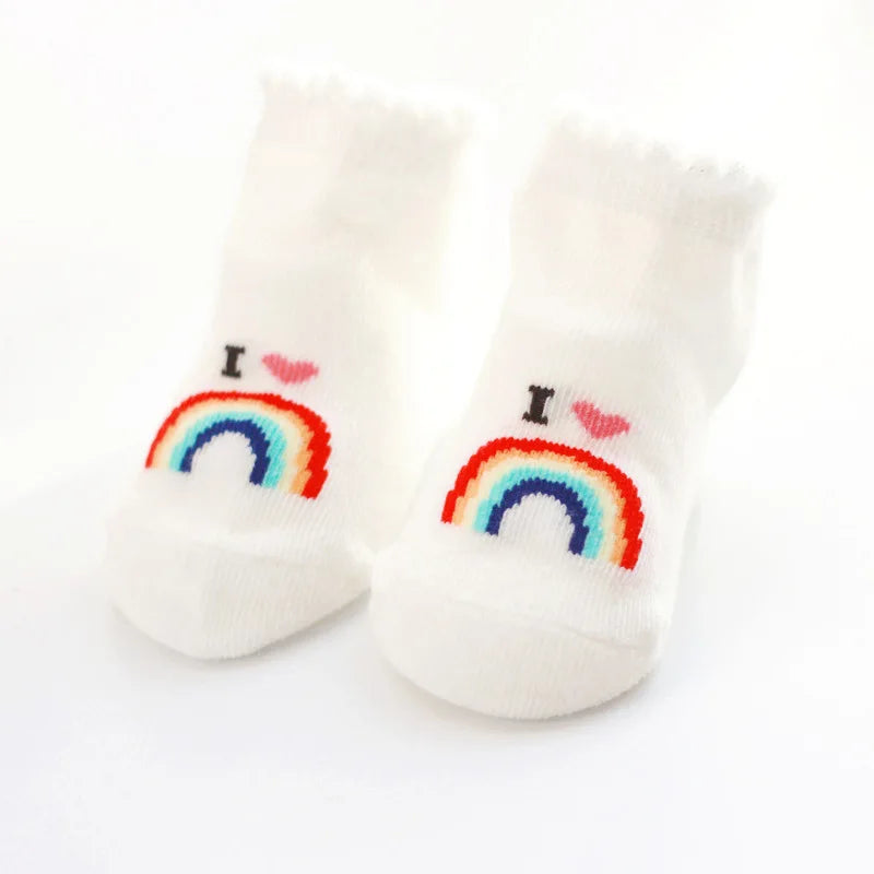 🧦 Medias Suaves con Letras para Bebé – Primavera/Verano, Algodón, Unisex bebe NovaVitalShop
