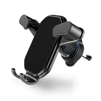 Soporte de Teléfono por Gravedad para Auto – Montaje en Ventilación, Compatible con Móviles de 4.7–7" (iPhone, Samsung, Xiaomi) auto NovaVitalShop Black-1